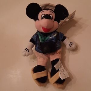 Disney Store Tourust Mickey Mouse mini bean bag new with tags